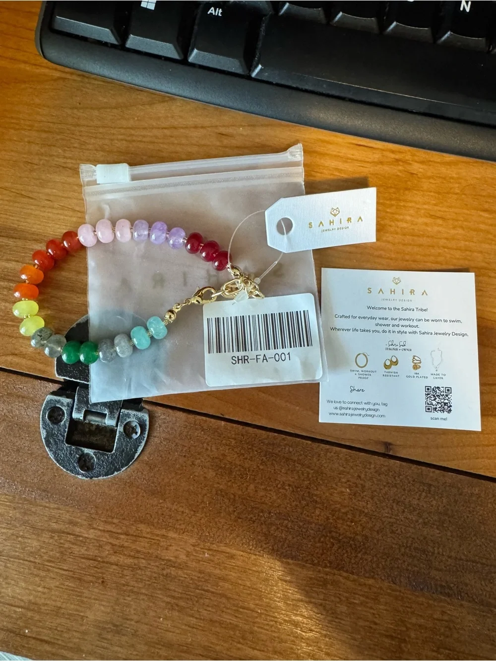 Sahira Candy Crush beaded bracelet